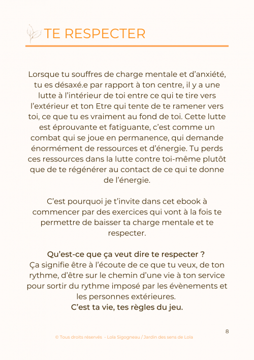 Ebook 30 exercices pour baisser ta charge mentale & ton anxiété (PDF) – Image 4